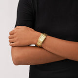  Shop Authentic Fossil Raquel Three Hand Mother of Pearl Dial Gold Steel Strap Watch For Women - ES5304 - Luxxuri