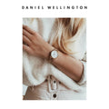  Shop Authentic Daniel Wellington Iconic Link White Dial Rose Gold Steel Strap Watch For Women - DW00100211 - Luxxuri