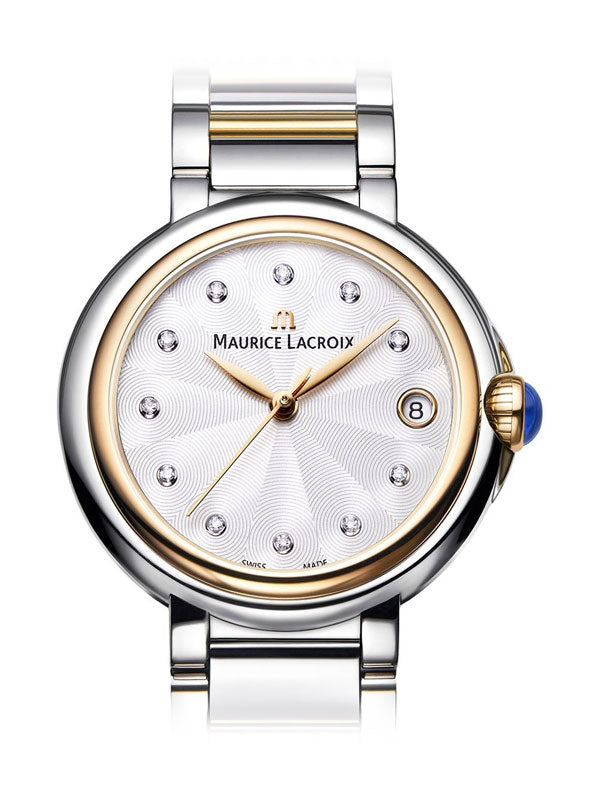  Shop Authentic Maurice Lacroix Fiaba Mother of Pearl Dial Two Tone Steel Strap Watch for Women - FA1007-PVP13-170-1 - Luxxuri