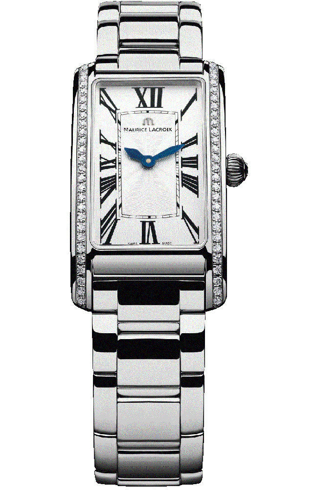 Shop Authentic Maurice Lacroix Fiaba Diamonds White Dial Silver Steel Strap Watch for Women - FA2164-SD532-118 - Luxxuri