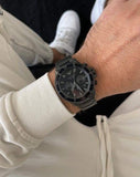  Shop Authentic Emporio Armani Diver Chronograph Black Dial Black Steel Strap Watch For Men - AR11363 - Luxxuri