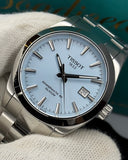  Shop Authentic Tissot Gentleman Powermatic 80 Silicium Ice Blue Silver Steel Strap Watch For Men - T127.407.11.351.00 - Luxxuri