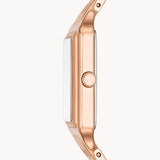  Shop Authentic Fossil Raquel Three Hand Date White Dial Rose Gold Steel Strap Watch For Women - ES5271 - Luxxuri