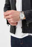  Shop Authentic Fossil Neutra Chronograph White Dial Silver Steel Strap Watch for Men - FS5433 - Luxxuri