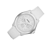  Shop Authentic Fossil Cecile White Dial White Leather Strap Watch for Women - AM4484 - Luxxuri
