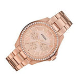  Shop Authentic Fossil Cecile Rose Gold Dial Rose Gold Steel Strap Watch for Women - AM4483 - Luxxuri