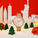  Shop Authentic Fossil Jacqueline Quartz Rose Gold Dial Rose Gold Mesh Strap Watch for Women - ES4628 - Luxxuri