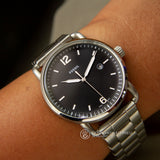  Shop Authentic Fossil The Commuter Black Dial Silver Steel Strap Watch for Men - FS5391 - Luxxuri
