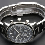  Shop Authentic Fossil Goodwin Chronograph Black Dial Silver Steel Strap Watch for Men - FS5412 - Luxxuri