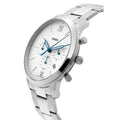  Shop Authentic Fossil Neutra Chronograph White Dial Silver Steel Strap Watch for Men - FS5433 - Luxxuri