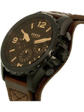  Shop Authentic Fossil Nate Chronograph Brown Dial Brown Leather Strap Watch for Men - JR1511 - Luxxuri
