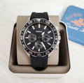  Shop Authentic Fossil Bannon Multifunction Black Dial Black Silicone Strap Watch for Men - BQ2494 - Luxxuri