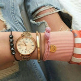  Shop Authentic Fossil Jacqueline Rose Gold Dial Rose Gold Steel Strap Watch for Women - ES3435 - Luxxuri