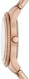  Shop Authentic Fossil Stella Sport Multifunction Rose Gold Dial Rose Gold Steel Strap Watch for Women - ES5106 - Luxxuri