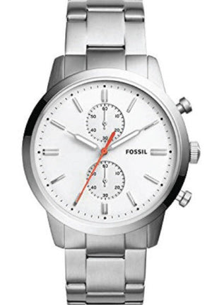  Shop Authentic Fossil Townsman White Dial Silver Steel Strap Watch for Men - FS5346 - Luxxuri