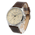  Shop Authentic Fossil Forrester Chronograph White Dial Brown Leather Strap Watch for Men - FS5696 - Luxxuri