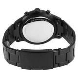  Shop Authentic Fossil Everett Chronograph Black Dial Black Steel Strap Watch for Men - FS5797 - Luxxuri