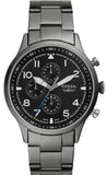  Shop Authentic Fossil Retro Pilot Chronograph Black Dial Grey Steel Strap Watch for Men - FS5834 - Luxxuri