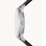  Shop Authentic Fossil Neutra Minimalist Moonphase Silver Dial Brown Leather Strap Watch for Men - FS5905 - Luxxuri