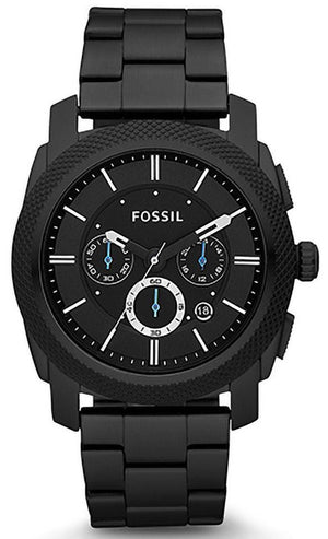  Shop Authentic Fossil Machine Chronograph Black Dial Black Steel Strap Watch for Men - FS4552 - Luxxuri