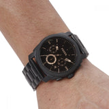  Shop Authentic Fossil Machine Chronograph Black Dial Black Steel Strap Watch for Men - FS4682 - Luxxuri