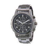  Shop Authentic Fossil Dean Chronograph Black Dial Black Steel Strap Watch for Men - FS4721 - Luxxuri