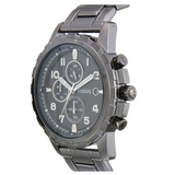  Shop Authentic Fossil Dean Chronograph Black Dial Black Steel Strap Watch for Men - FS4721 - Luxxuri