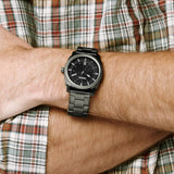  Shop Authentic Fossil Machine Chronograph Black Dial Grey Steel Strap Watch for Men - FS4774 - Luxxuri