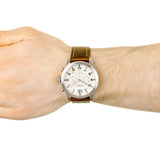  Shop Authentic Fossil Pilot Chronograph White Dial Brown Leather Strap Watch for Men - FS5146 - Luxxuri