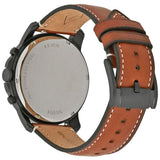  Shop Authentic Fossil Grant Chronograph Black Dial Brown Leather Strap Watch for Men - FS5241 - Luxxuri