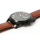  Shop Authentic Fossil Grant Chronograph Black Dial Brown Leather Strap Watch for Men - FS5241 - Luxxuri