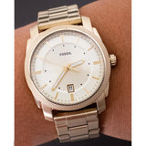  Shop Authentic Fossil Machine Gold Dial Gold Steel Strap Watch for Men - FS5264 - Luxxuri