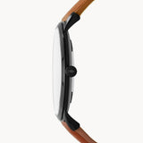  Shop Authentic Fossil The Minimalist Black Dial Brown Leather Strap Watch for Men - FS5305 - Luxxuri