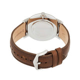  Shop Authentic Fossil Minimalist Off White Dial Brown Leather Strap Watch for Men - FS5306 - Luxxuri