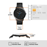  Shop Authentic Fossil The Minimalist Black Dial Black Steel Strap Watch for Men - FS5308 - Luxxuri