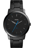  Shop Authentic Fossil The Minimalist Black Dial Black Steel Strap Watch for Men - FS5308 - Luxxuri
