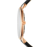  Shop Authentic Fossil The Minimalist Black Dial Black Leather Strap Watch for Men - FS5376 - Luxxuri