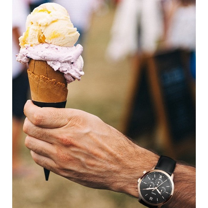  Shop Authentic Fossil Neutra Chronograph Black Dial Black Leather Strap Watch for Men - FS5381 - Luxxuri