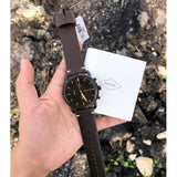  Shop Authentic Fossil Commuter Chronograph Black Dial Brown Leather Strap Watch for Men - FS5403 - Luxxuri