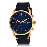  Shop Authentic Fossil The Commuter Blue Dial Blue Leather Strap Watch for Men - FS5404 - Luxxuri