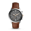  Shop Authentic Fossil Neutra Chronograph Black Dial Brown Leather Strap Watch for Men - FS5408 - Luxxuri