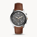  Shop Authentic Fossil Neutra Chronograph Black Dial Brown Leather Strap Watch for Men - FS5408 - Luxxuri