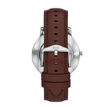  Shop Authentic Fossil The Minimalist 3H Black Dial Brown Leather Strap Watch for Men - FS5464 - Luxxuri