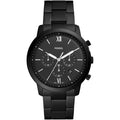  Shop Authentic Fossil Neutra Chronograph Black Dial Black Steel Strap Watch for Men - FS5474 - Luxxuri