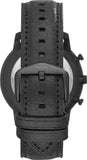  Shop Authentic Fossil Neutra Chronograph Black Dial Black Leather Strap Watch for Men - FS5503 - Luxxuri