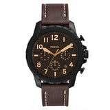  Shop Authentic Fossil Bowman Chronograph Brown Dial Brown Leather Strap Watch for Men - FS5601 - Luxxuri