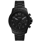  Shop Authentic Fossil Bowman Chronograph Black Dial Black Steel Strap Watch for Men - FS5603 - Luxxuri