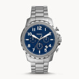  Shop Authentic Fossil Bowman Chronograph Blue Dial Silver Steel Strap Watch for Men - FS5604 - Luxxuri