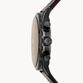  Shop Authentic Fossil Forrester Chronograph Black Dial Brown Leather Strap Watch for Men - FS5608 - Luxxuri