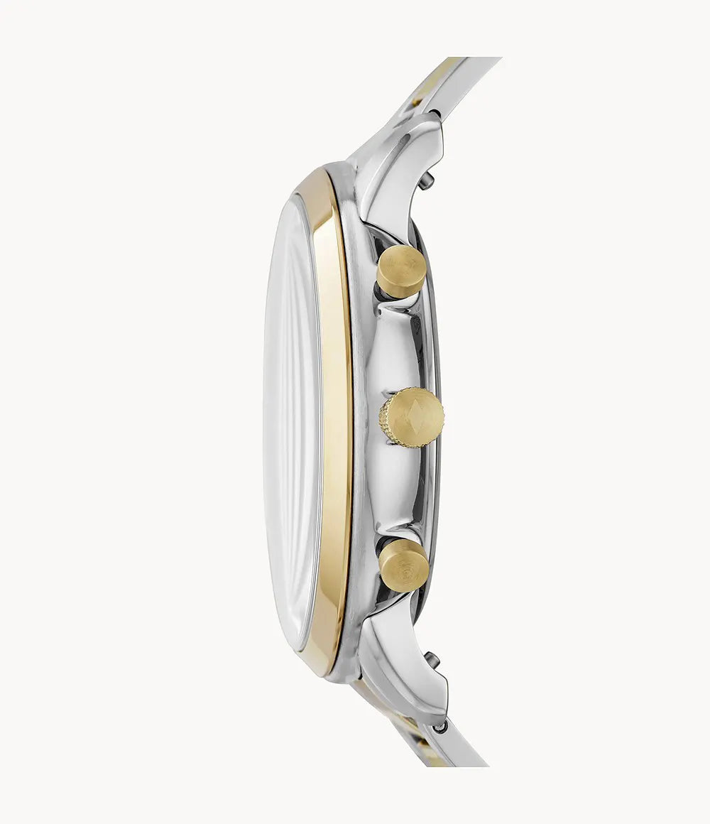  Shop Authentic Fossil Neutra Chronograph Blue Dial Two Tone Steel Strap Watch for Men - FS5706 - Luxxuri